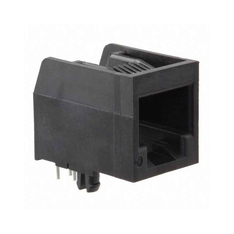 1 pcs : 0950092647 - CONN MOD JACK 6P4C R/A UNSHLD