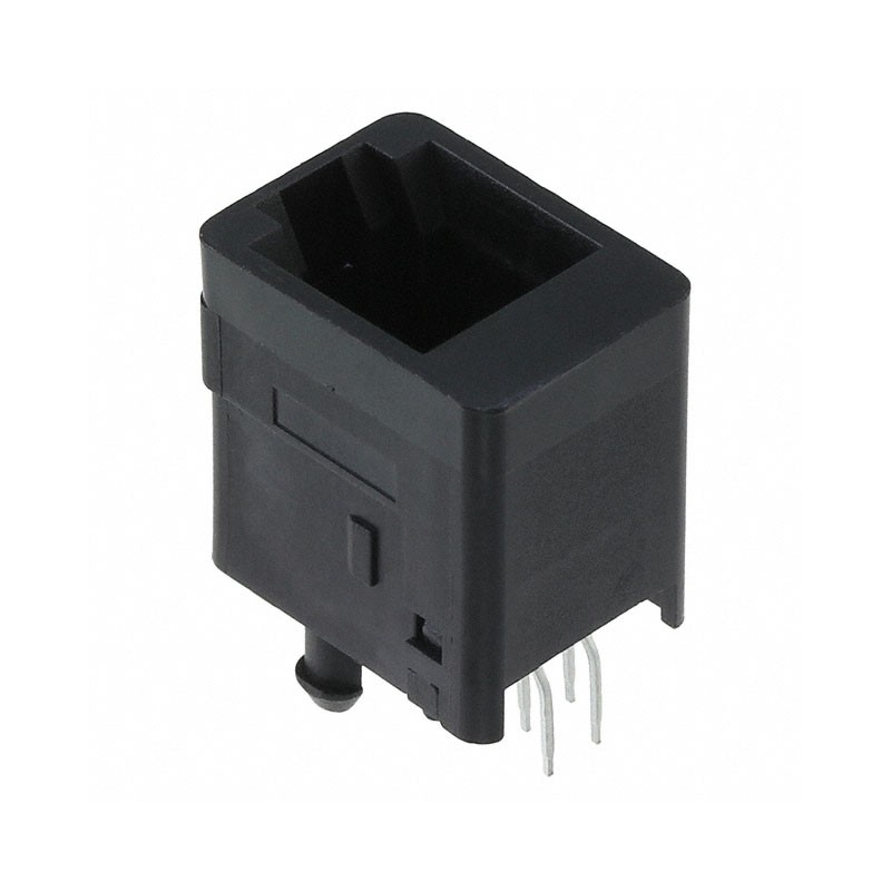 1 pcs : 0424104170 - CONN MOD JACK 4P4C VERT UNSHLD