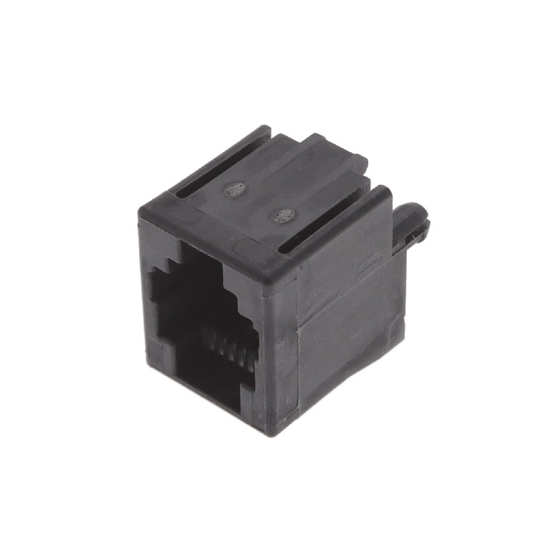 1 pcs : 5569984-2 - CONN MOD JACK 6P2C VERT UNSHLD