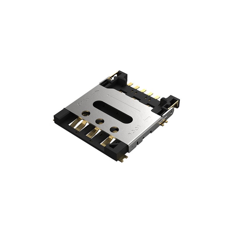 1 pcs : SIM8060-6-0-14-00-A - SIM NANO HINGED, 6P, 1.40MM PROF