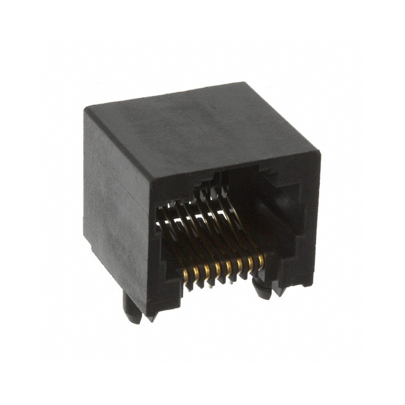 1 pcs : 0446200001 - CONN MOD JACK 8P8C R/A UNSHLD