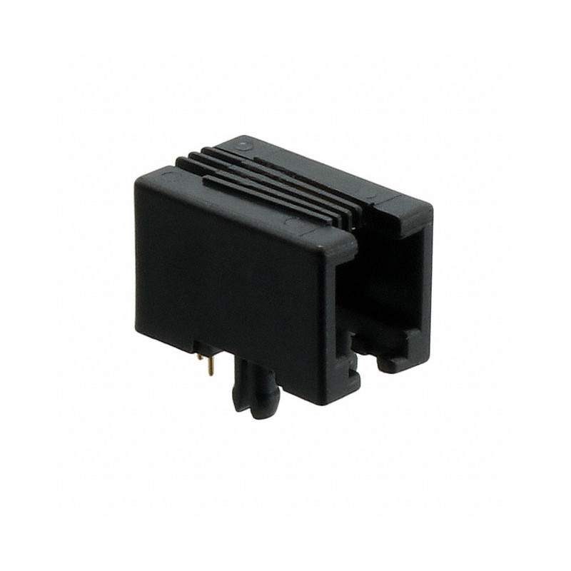 1 pcs : GMX-N-44 - CONN MOD JACK 4P4C R/A UNSHLD