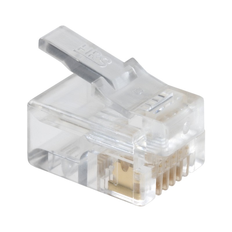 1 pcs : TM3P-66P - CONN MOD PLUG 6P6C UNSHIELDED