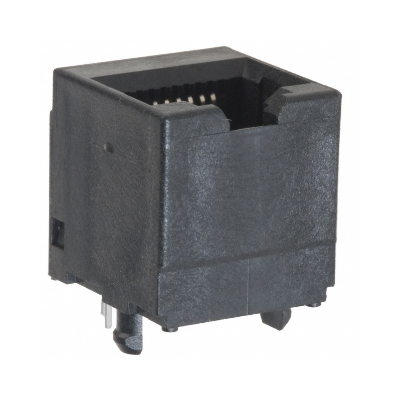 1 pcs : SS-650810-A-NF - CONN MOD JACK 8P8C VERT UNSHLD