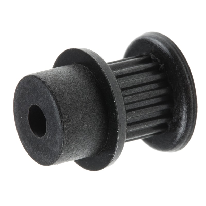 1 pcs - RS PRO Timing Belt Pulley, Glass Filled PC 6mm Belt Width x 2mm Pitch, 16 Tooth