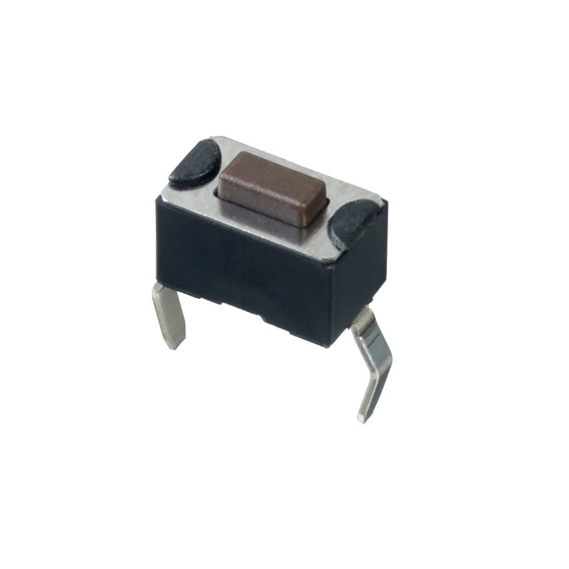 1800 pcs - Brown Tact Switch, SPST 50mA 4.3mm Surface Mount
