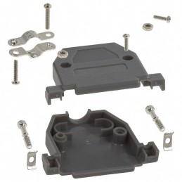 1 pcs : 977-025-010R031 - CONN BACKSHELL 25POS 180DEG GRAY