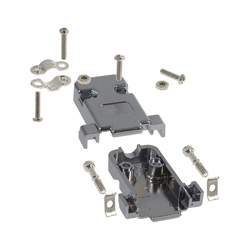 1 pcs : 977-009-020R121 - CONN BACKSHELL 9POS 180DEG SHLD