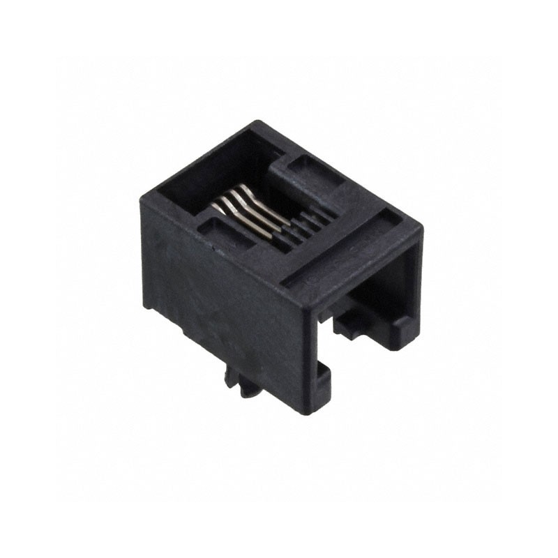 1 pcs : 0955012641 - CONN MOD JACK 6P4C R/A UNSHLD