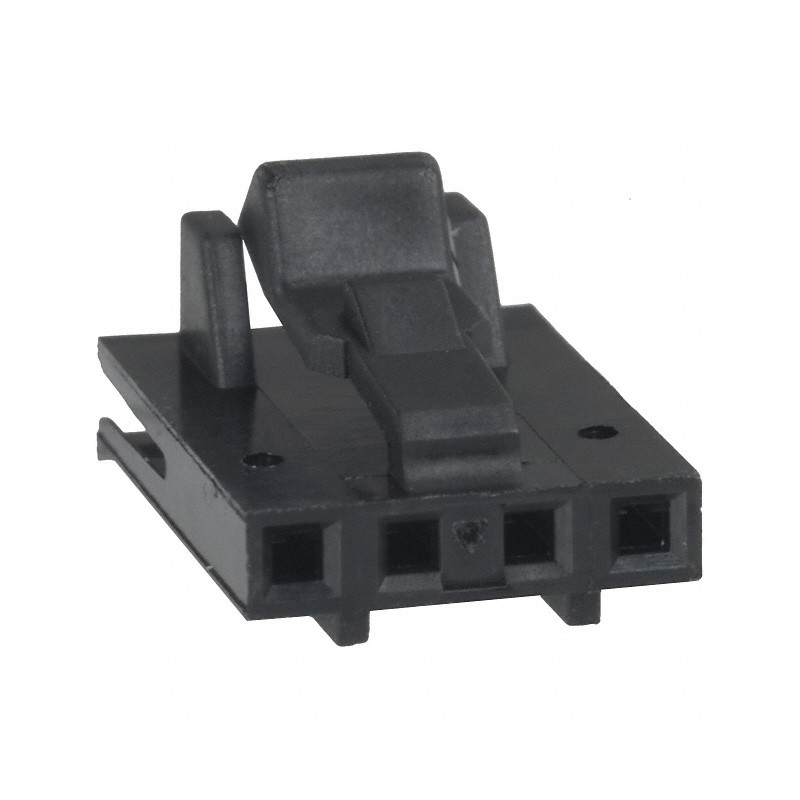 1 pcs : 487526-3 - CONN FFC RCPT HSG 4POS 2.54MM