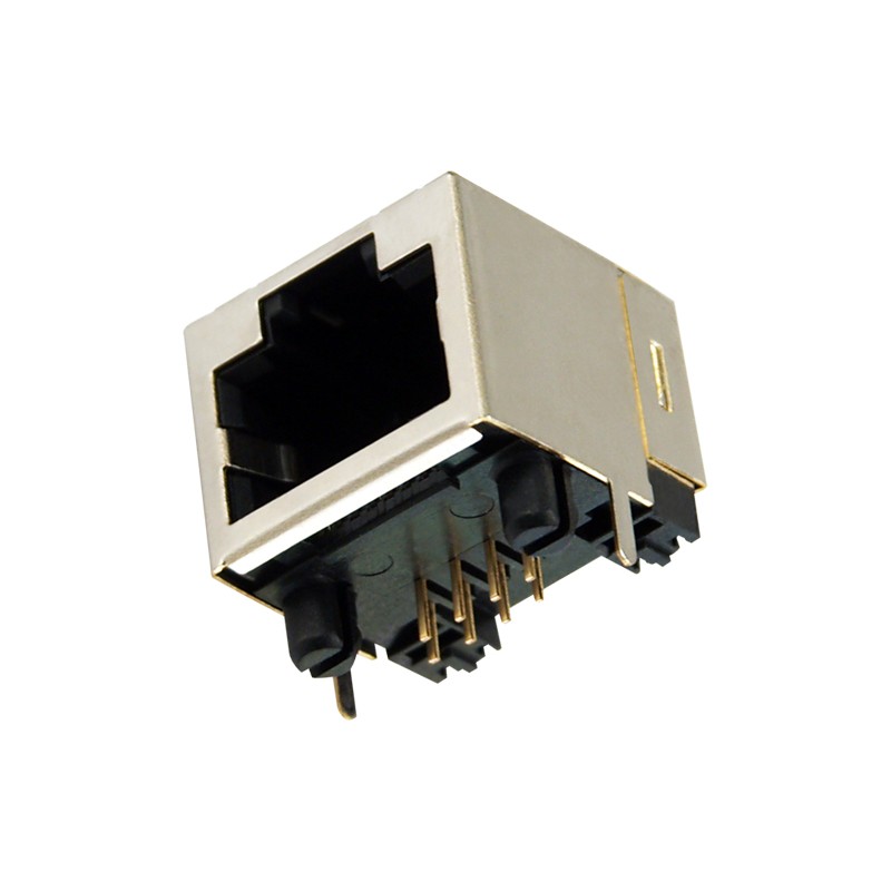 1 pcs : GWX-S3-88 - 8P8C SHIELD MOD JACK, W/TAB ON T