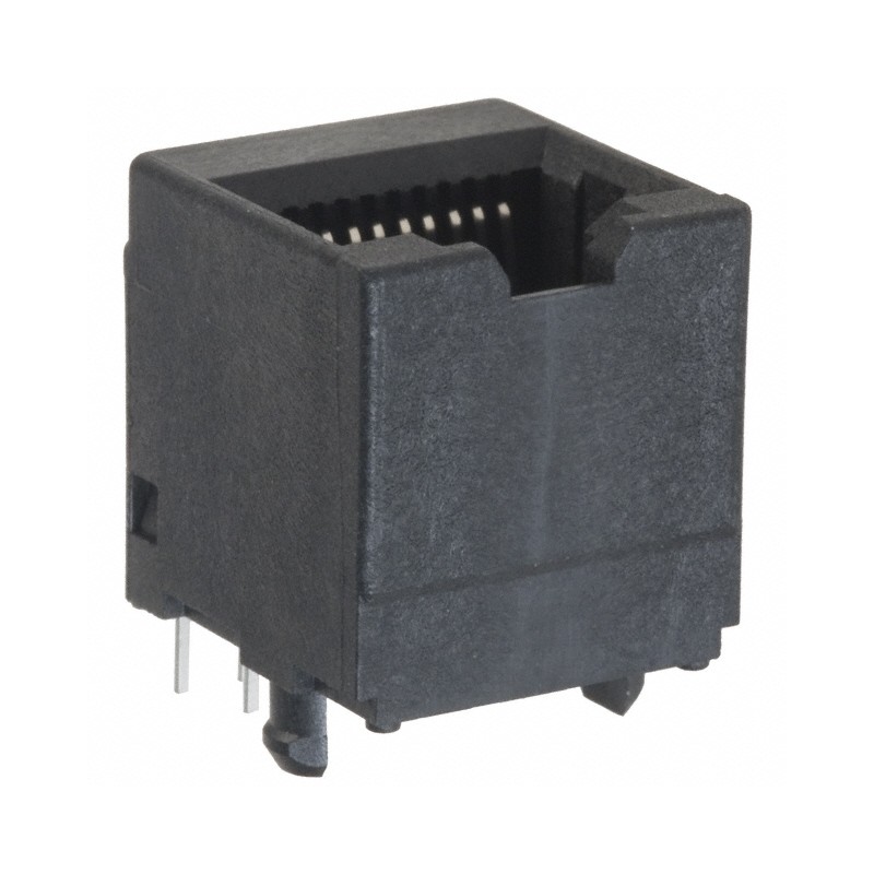 1 pcs : SS-651010-A-NF - CONN MOD JACK 10P10C VERT UNSHLD