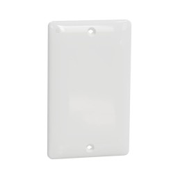 1 pcs : SQWS140001WH - 1 GANG BLANK MATTE WALL PLATE WH
