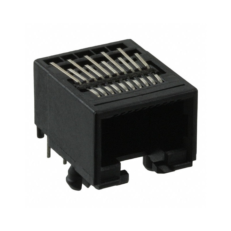 1 pcs : SS-701010-NF - CONN MOD JACK 10P10C R/A UNSHLD