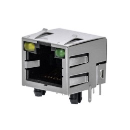 1 pcs : SS-90000-009 - MOD JACK RJ45 8P8C SHLD Y/G