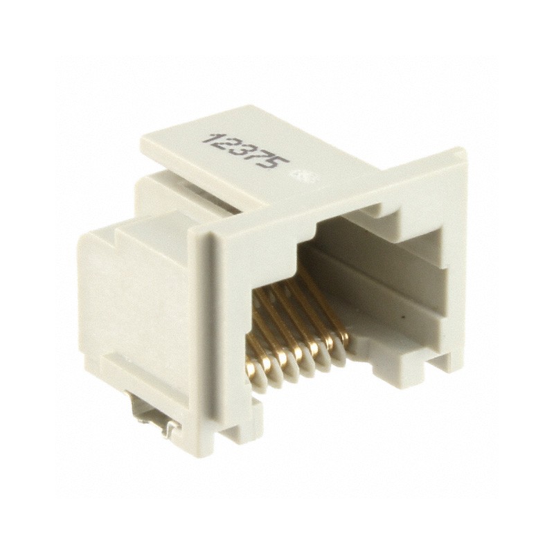 1 pcs : 5406721-2 - CONN MOD JACK 8P8C R/A UNSHLD