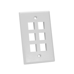 1 pcs : NFP-1068 - KEYSTONE WALL PLATE SINGLEGANG