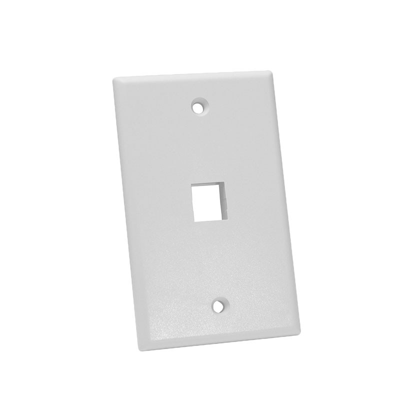 1 pcs : NFP-1018 - KEYSTONE WALL PLATE SINGLEGANG