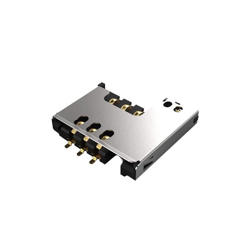 1 pcs : SIM2070-6-1-30-00-A - MINI SIM PUSH-PULL, 6P, SMT, 3.0