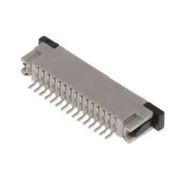 1 pcs : ZF1-15-02-T-WT - CONN FFC TOP 15POS 1MM R/A