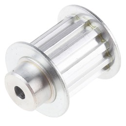 1 pcs - RS PRO Timing Belt Pulley, Aluminium 16mm Belt Width x 5mm Pitch, 12 Tooth