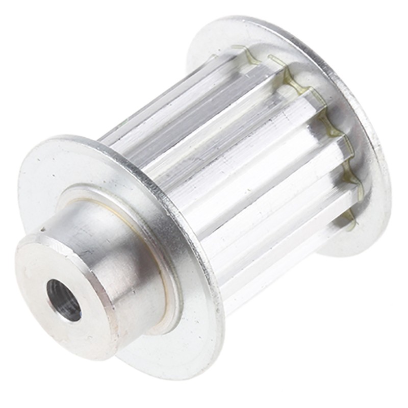 1 pcs - RS PRO Timing Belt Pulley, Aluminium 16mm Belt Width x 5mm Pitch, 12 Tooth