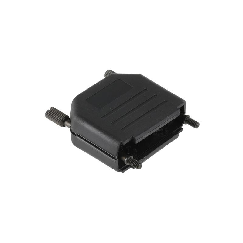 1 pcs : MHDPPK15-K - 15 WAY D-SUB HOOD PLASTIC SNAP L