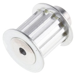 1 pcs - RS PRO Timing Belt Pulley, Aluminium 16mm Belt Width x 5mm Pitch, 12 Tooth