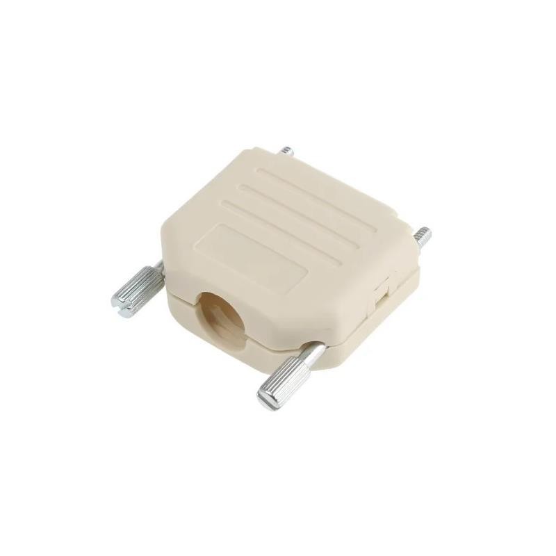 1 pcs : MHDPPK15-DE-K - 15 WAY D-SUB HOOD PLASTIC SNAP L