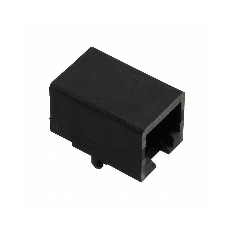 1 pcs : 0432496101 - CONN MOD JACK 6P6C R/A UNSHLD