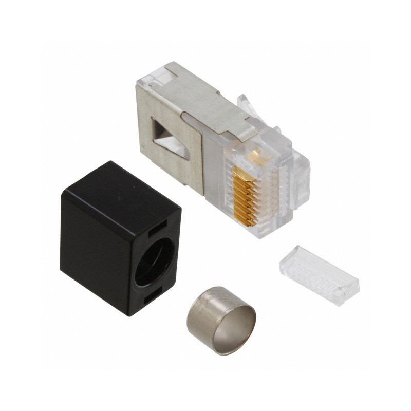 1 pcs : 940-SP-360808-A161 - CONN MOD PLUG 8P8C SHIELDED