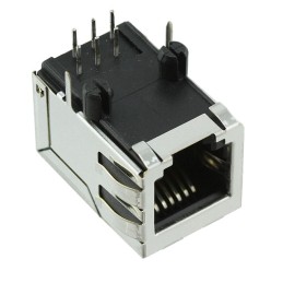 1 pcs : SS-6466S-A-PG4-BA - CONN MOD JACK 6P6C R/A SHIELDED