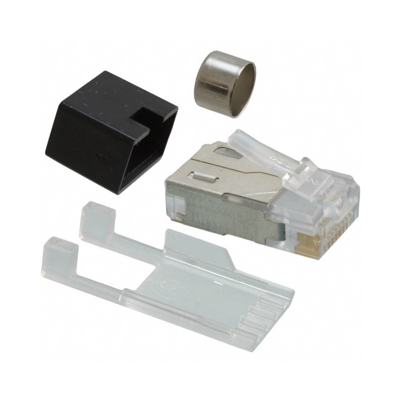 1 pcs : 940-SP-360808-A108 - CONN MOD PLUG 8P8C SHIELDED