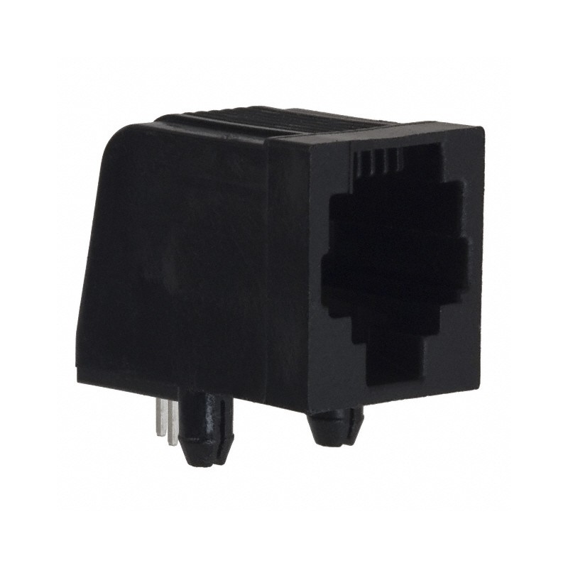 1 pcs : 5555979-1 - CONN MOD JACK 6P4C R/A UNSHLD