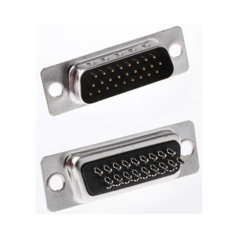 1 pcs : MHHDS26-M-N-B-S - HIGH DENSITY 26 WAY MALE SOLDER