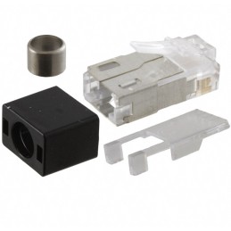 1 pcs : 937-SP-360808-A108 - CONN MOD PLUG 8P8C SHIELDED