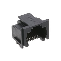 1 pcs : 5406721-4 - CONN MOD JACK 8P8C R/A UNSHLD