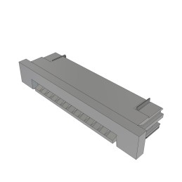 1 pcs : ZF1-12-01-T-WT - 1.00 MM ZERO INSERTION FORCE FLA