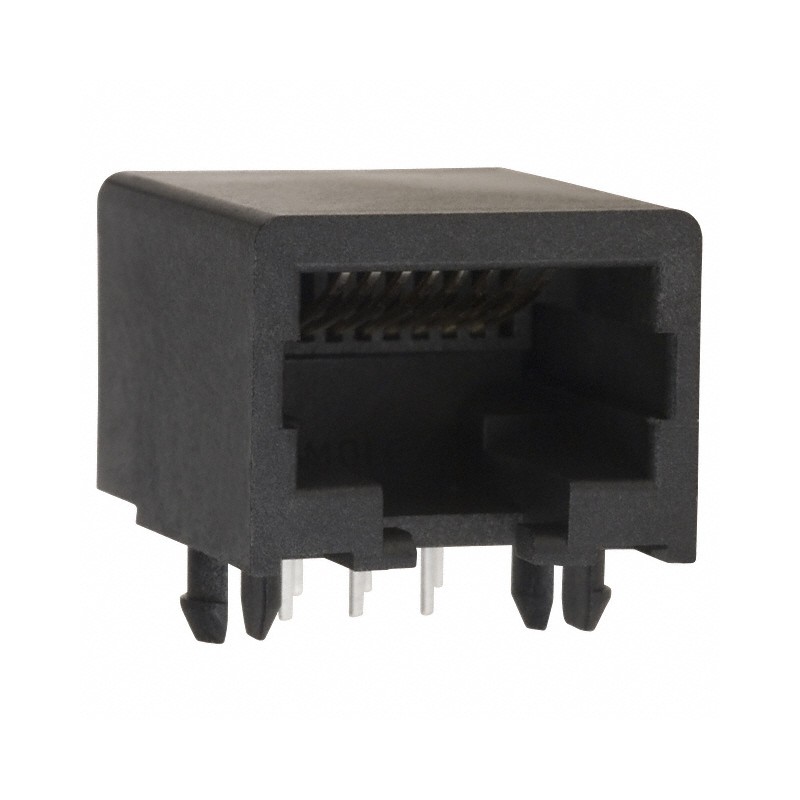 1 pcs : 0432028104 - CONN MOD JACK 8P8C R/A UNSHLD