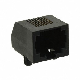1 pcs : 615008143721 - CONN MOD JACK 8P8C R/A UNSHLD