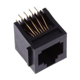 1 pcs : 1-1775089-3 - CONN MOD JACK 8P8C VERT UNSHLD