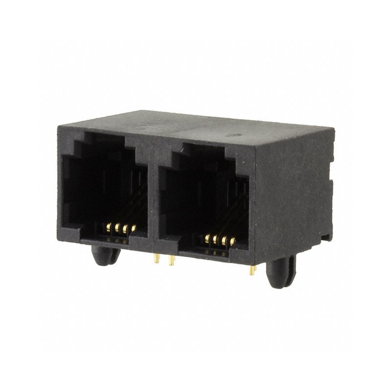 1 pcs : 1734479-4 - CONN MOD JACK 6P4C R/A UNSHLD