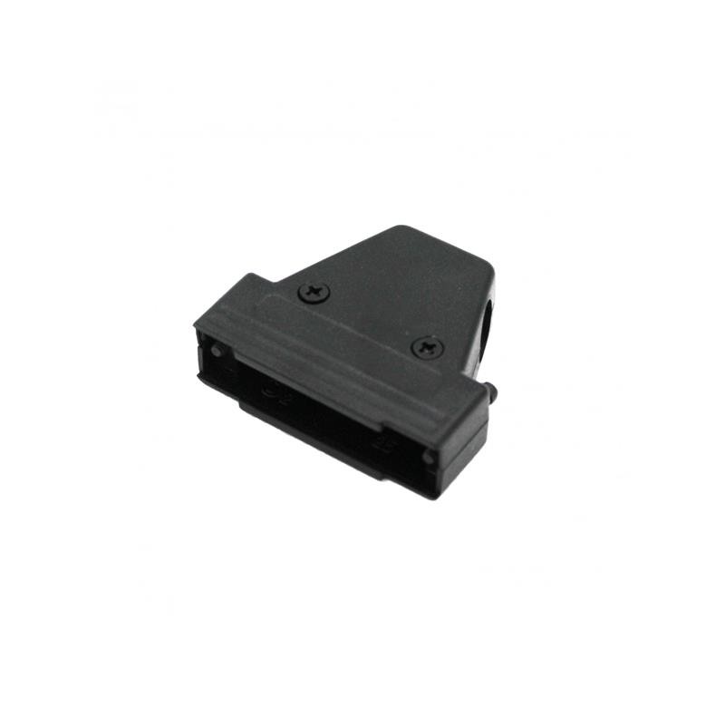 1 pcs : MHTRI-P-15-K - 15 WAY D-SUB HOOD PLASTIC TRIPLE