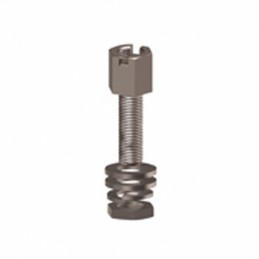 1 pcs : 7296 - JACK SCREW HEX SLOTTED 4-40