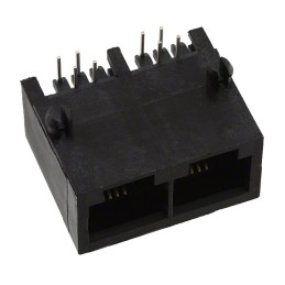 1 pcs : 0432236122 - CONN MOD JACK 6P4C R/A UNSHLD