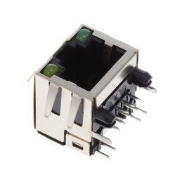 1 pcs : SS-74401-001 - CONN MOD JACK 8P8C R/A SHIELDED