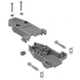 1 pcs : 978-009-010R031 - CONN BACKSHELL 9POS 180DEG GRAY