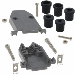 1 pcs : 979-015-010R031 - CONN BACKSHELL 15POS 180DEG GRAY