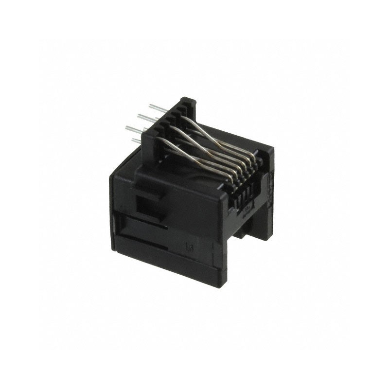 1 pcs : 216446-1 - CONN MOD JACK 6P6C VERT UNSHLD