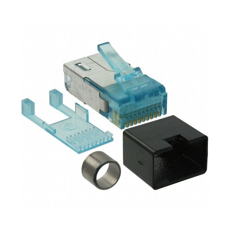 1 pcs : 937-SP-361010-031-A108 - CONN MOD PLUG 10P10C SHIELDED